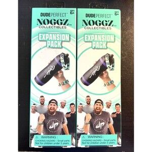 Dude Perfect Noggz Collectibles Expansion Pack Charms Accessories New Lot of 2